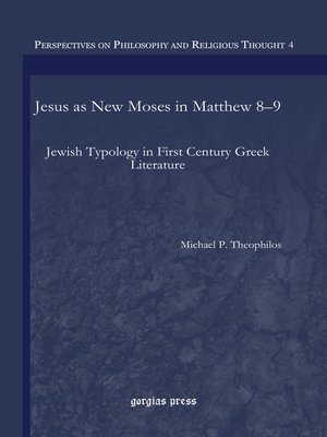 cover image of Jesus as New Moses in Matthew 8–9
